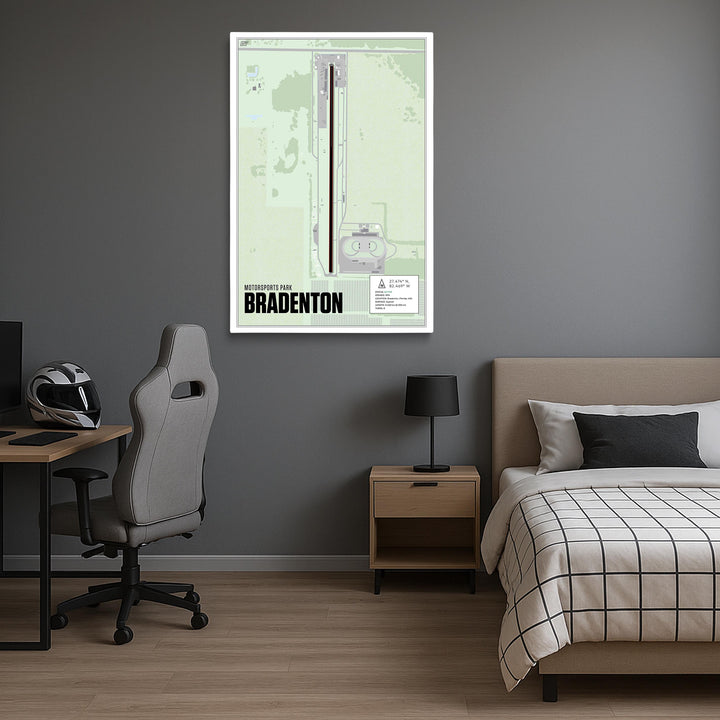 Bradenton Motorsports Park, USA - Drag Strip Racetrack Artwork