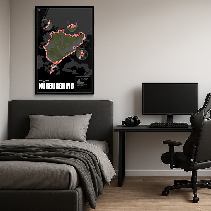Nürburgring Nordschleife, Germany - Endurance Racetrack Artwork