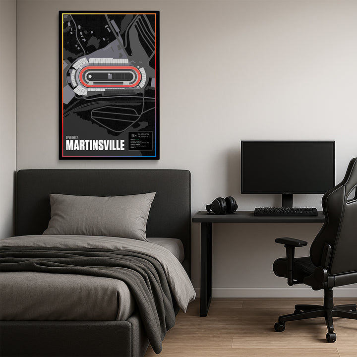 Martinsville Speedway, Virginia - Nascar Racetrack Artwork