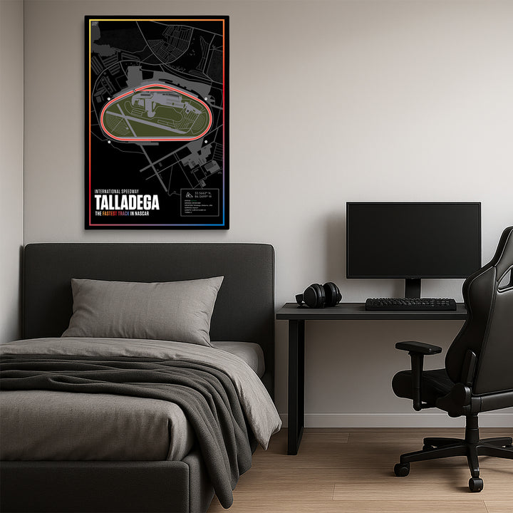 Talladega Superspeedway, Alabama - Nascar Racetrack Artwork