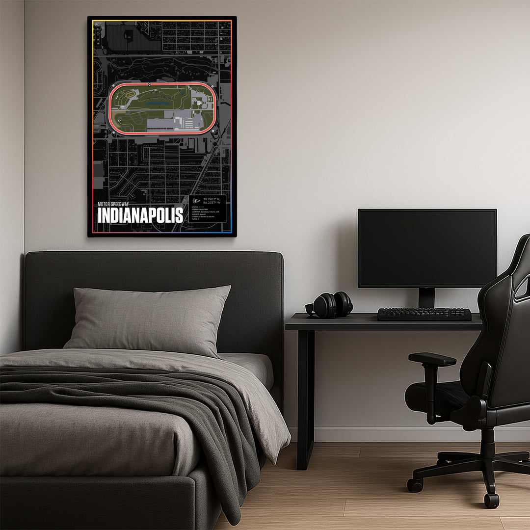 Indianapolis Motor Speedway, Indiana - Nascar Racetrack Artwork