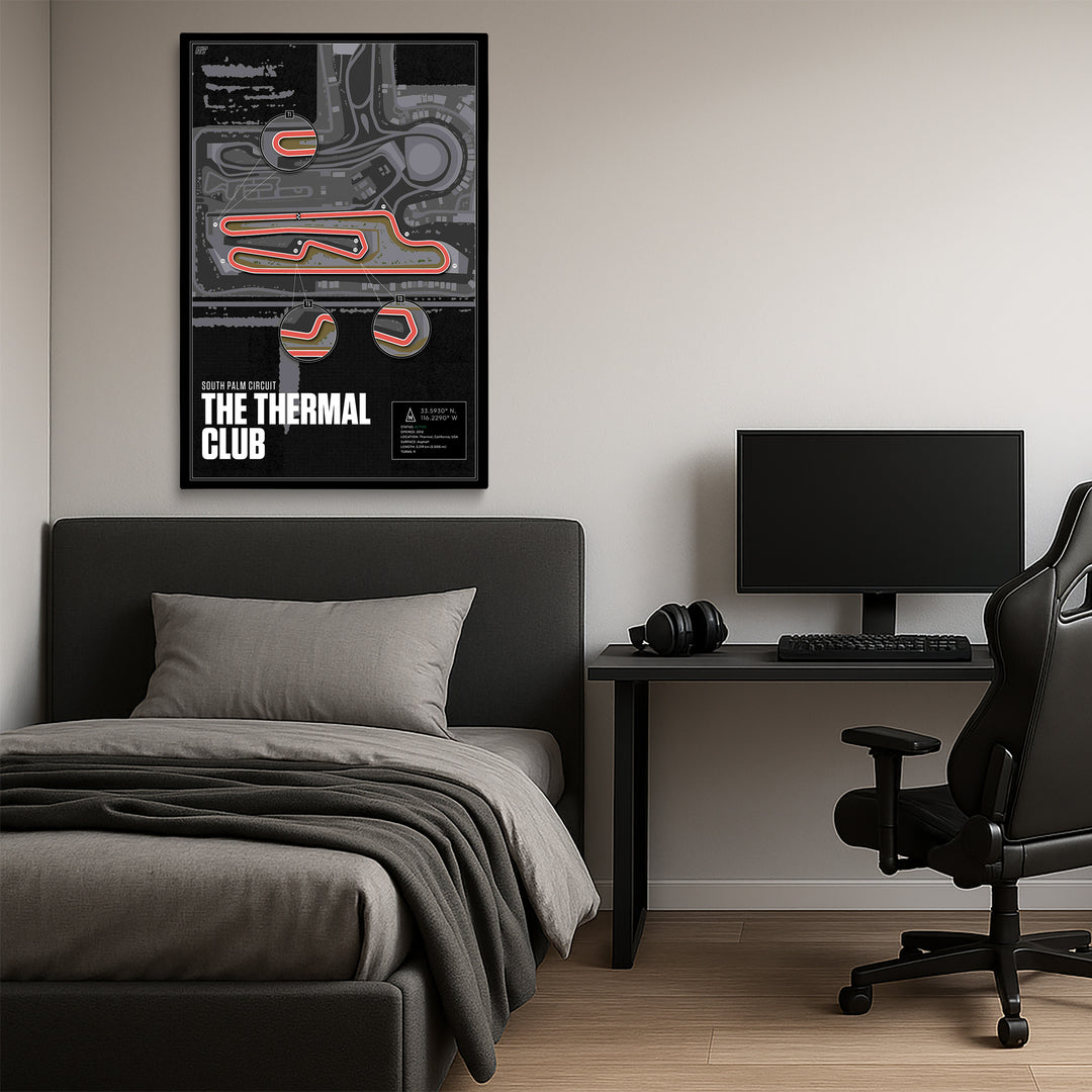 The Thermal Club – South Palm Circuit, USA - Training Racetrack Artwork