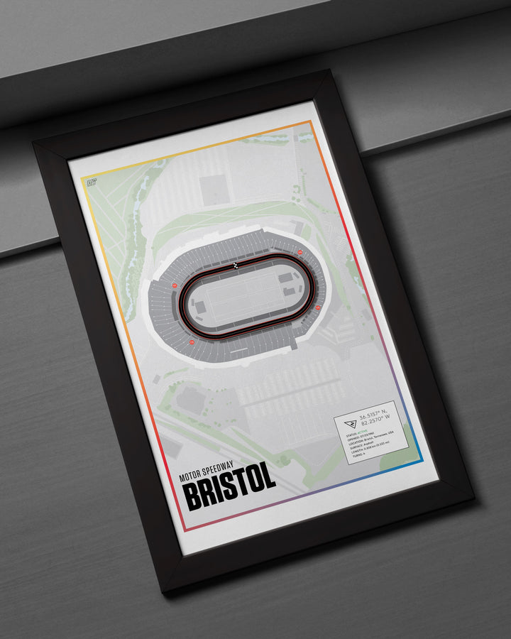 Bristol Motor Speedway, Tennessee (Day) - Nascar Racetrack Artwork