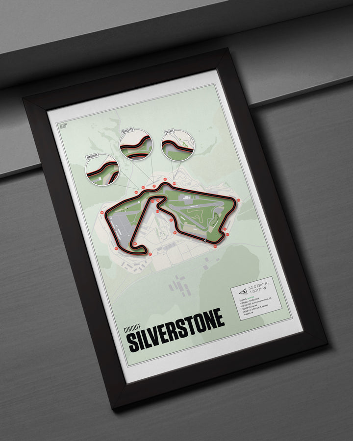 Silverstone Circuit, United Kingdom (Day) - F1 Racetrack Artwork