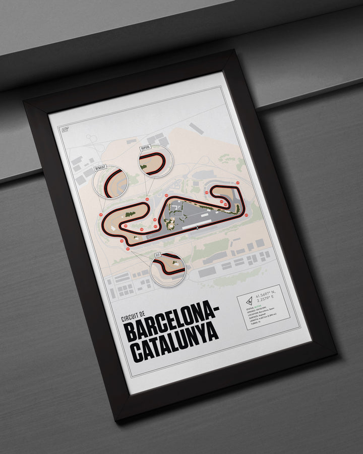 Circuit de Barcelona-Catalunya, Spain (Day) - MotoGP Racetrack Artwork