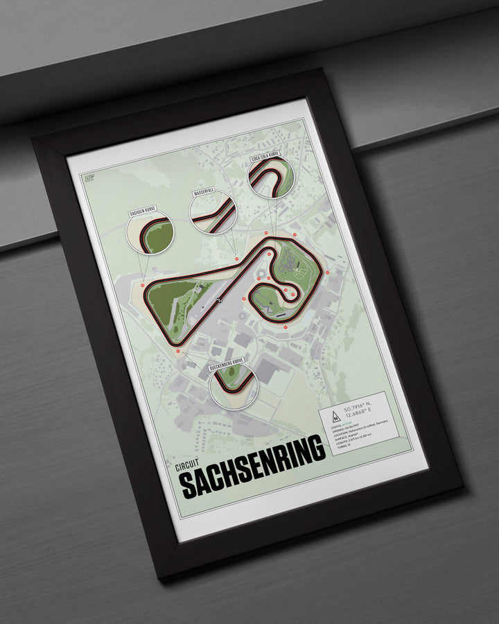 Sachsenring, Germany (Day) - MotoGP Racetrack Artwork