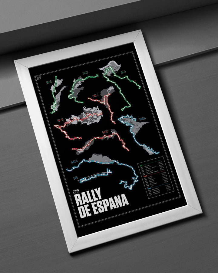 2019 Rally Spain (Night) - WRC Racetrack Artwork