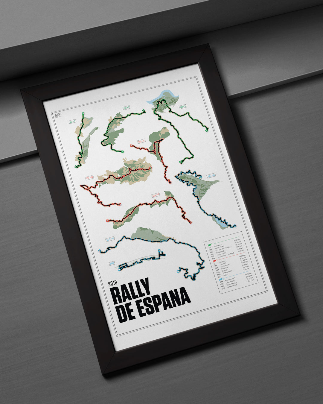 2019 Rally Spain (Day) - WRC Racetrack Artwork
