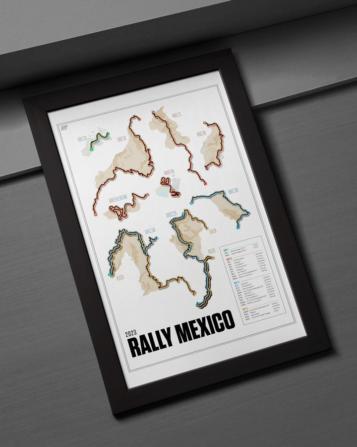 2023 Rally Mexico (Day) - WRC Racetrack Artwork