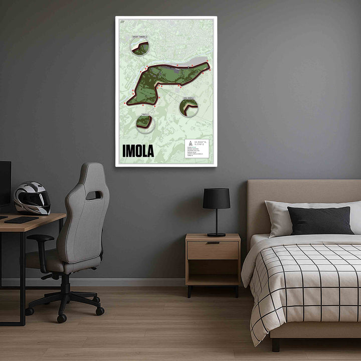 Imola, Italy - Grand Prix Racetrack Artwork