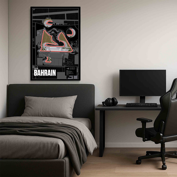 Bahrain International Circuit, Sakhir - Grand Prix Racetrack Artwork