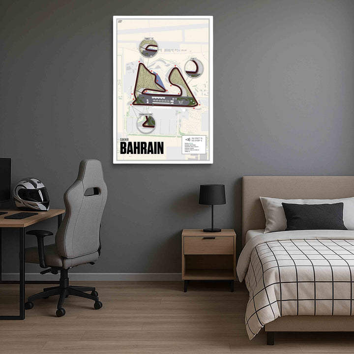 Bahrain International Circuit, Sakhir - Grand Prix Racetrack Artwork