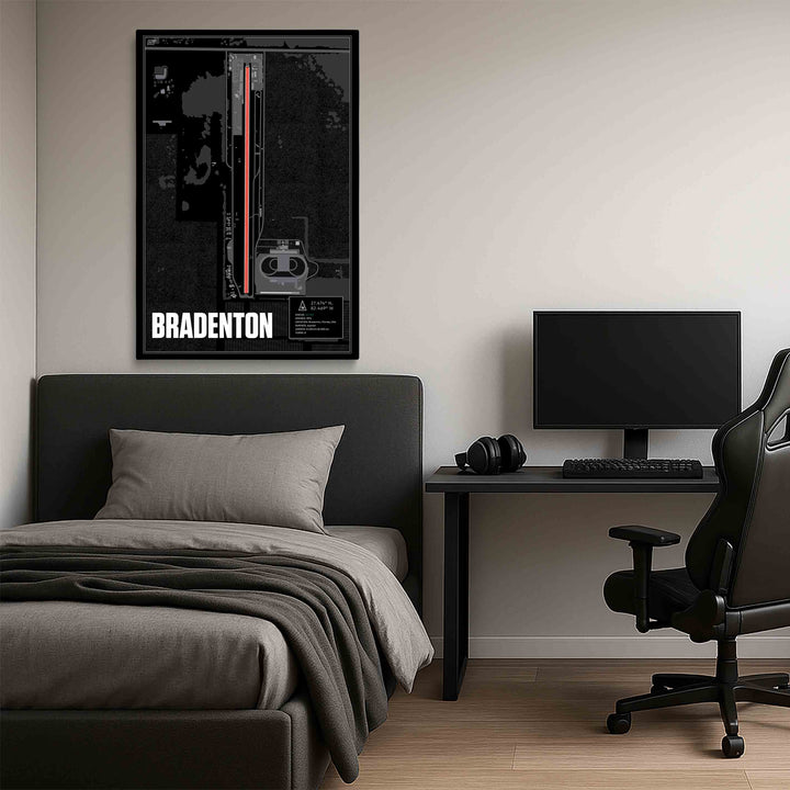 Bradenton Motorsports Park, USA - Drag Strip Racetrack Artwork
