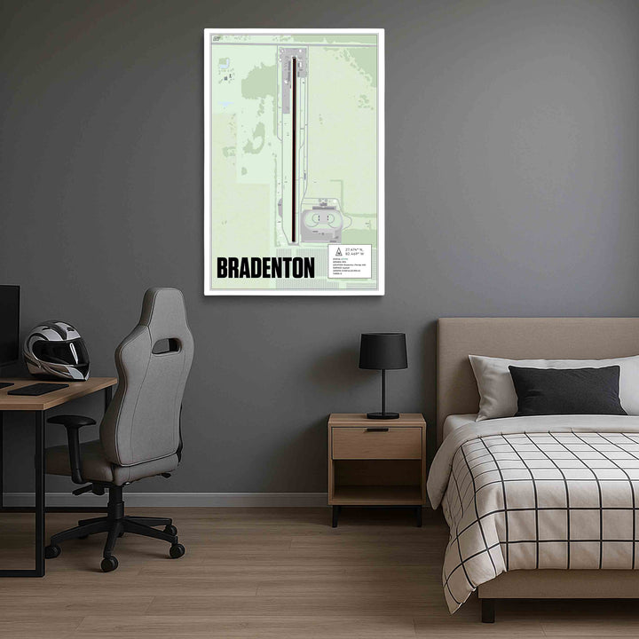 Bradenton Motorsports Park, USA - Drag Strip Racetrack Artwork