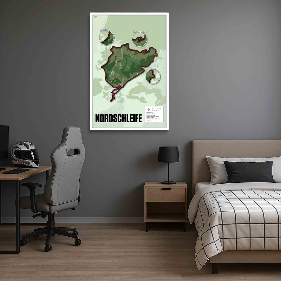 Nürburgring Nordschleife, Germany - Endurance Racetrack Artwork