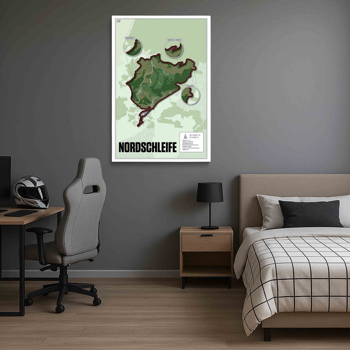 Nürburgring Nordschleife, Germany - Endurance Racetrack Artwork