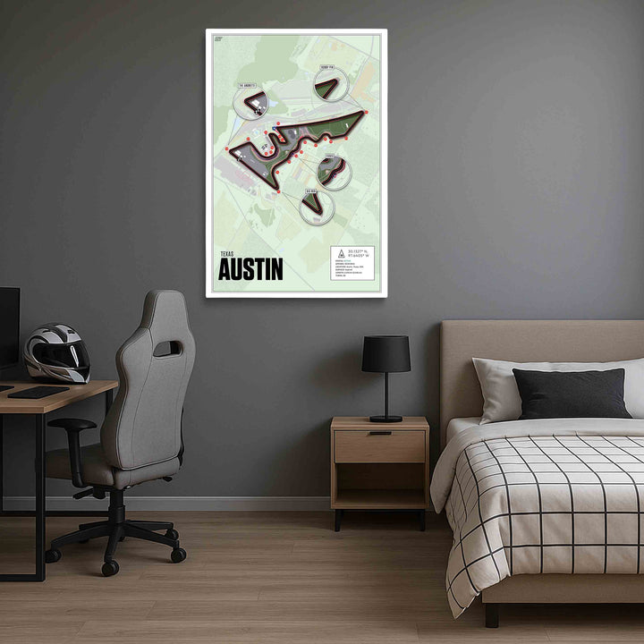 Circuit of the Americas, USA - Grand Prix Racetrack Artwork