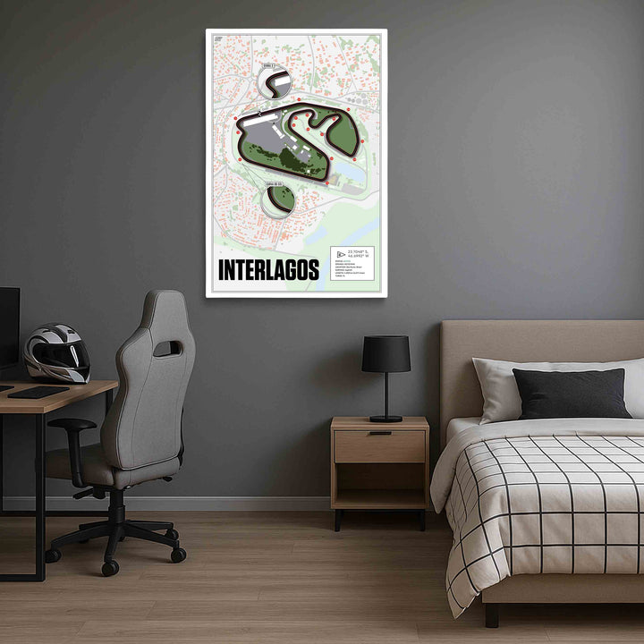 Autódromo José Carlos Pace (Interlagos), Brazil - Grand Prix Racetrack Artwork