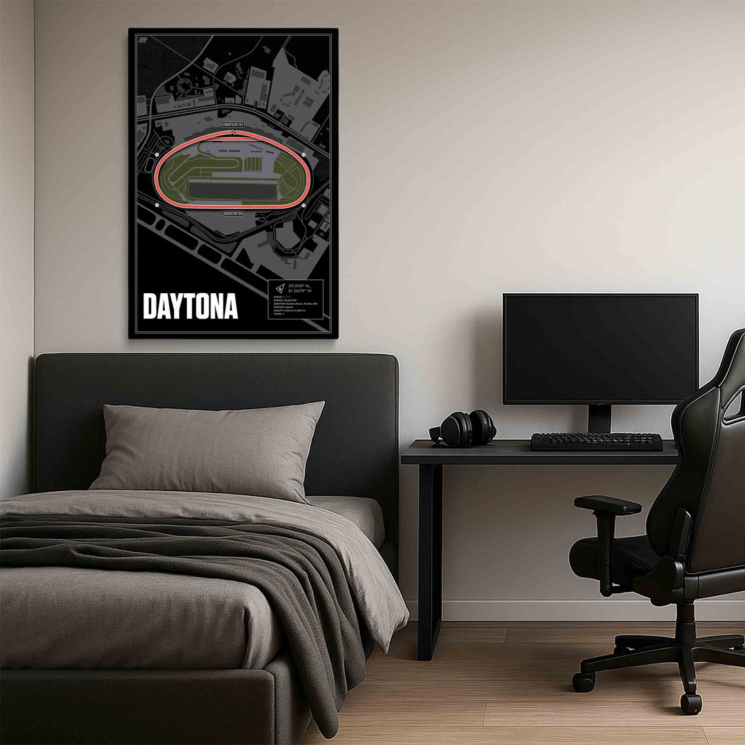Daytona International Speedway, Florida - Stock Car Racetrack Artwork