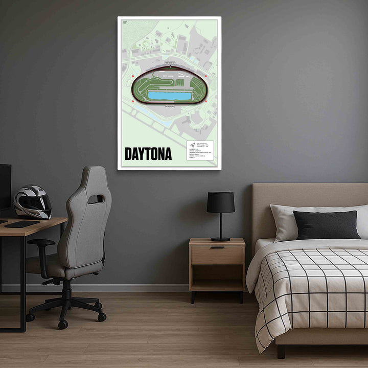 Daytona International Speedway, Florida - Stock Car Racetrack Artwork