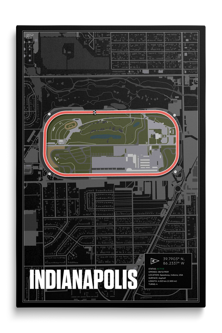 Indianapolis Motor Speedway, Indiana - Stock Car Racetrack Artwork