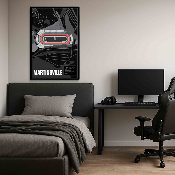 Martinsville Speedway, Virginia - Stock Car Racetrack Artwork