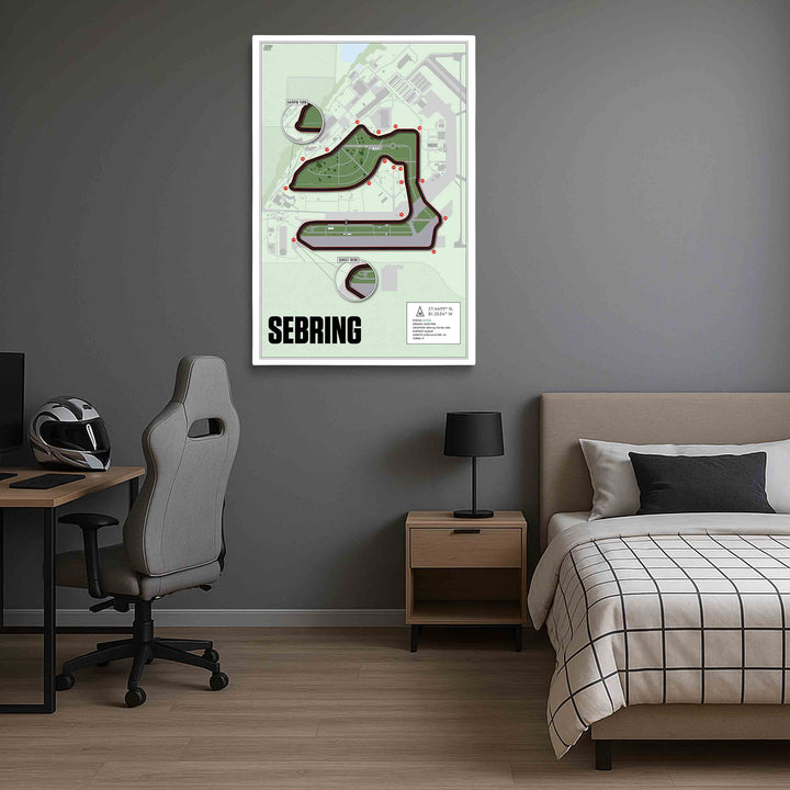 Sebring International Raceway, USA - Endurance Racetrack Artwork