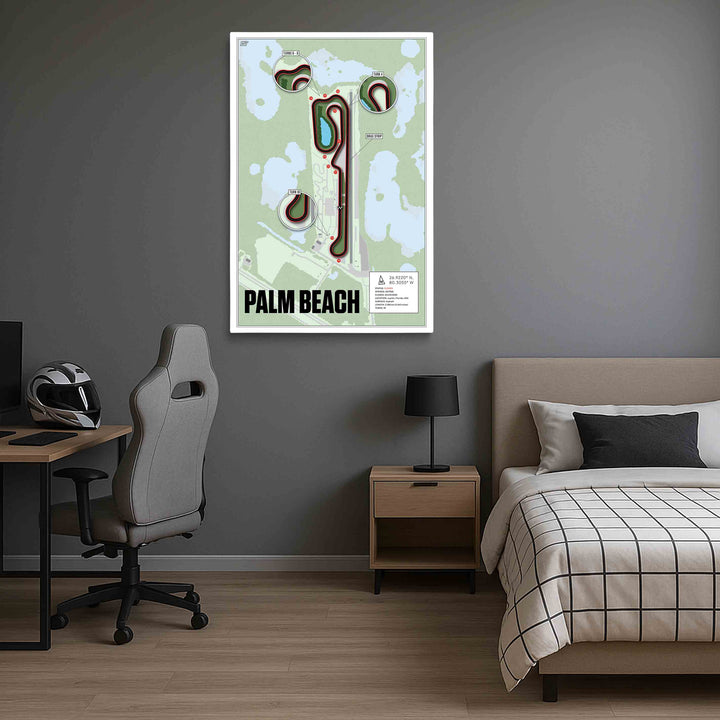 Palm Beach International Raceway, USA - Drag Strip Racetrack Artwork