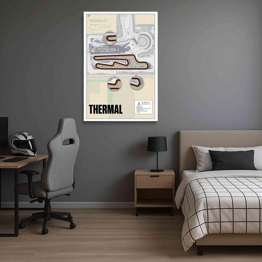The Thermal Club – South Palm Circuit, USA - Training Racetrack Artwork
